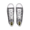 Words on Plaid Hightop Canvas Shoe