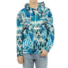 Tie Dye  snowflake Men's Hoodie