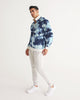 Tie Dye  dark blue Men's Track Jacket