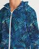 Floliage blue dream Men's Windbreaker