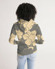 Chinese Print Grey Women's Hoodie