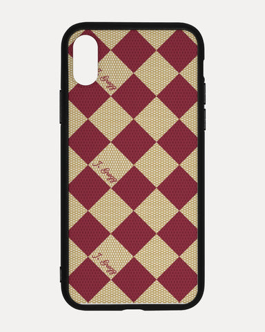 J. Gregg Checkered iPhone X Case