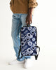 Tie Dye blue white Slim Tech Backpack