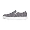 Words on Plaid Slip-On Canvas Shoe