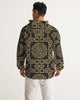 Chinese Print Black Men's Windbreaker