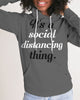 social distancing thing Women's Hoodie