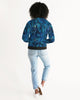 Floliage blue dream Women's Bomber Jacket