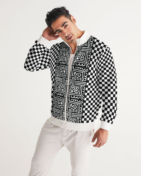 Checkerboard Men's Track Jacket