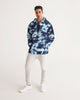 Tie Dye  dark blue Men's Hoodie