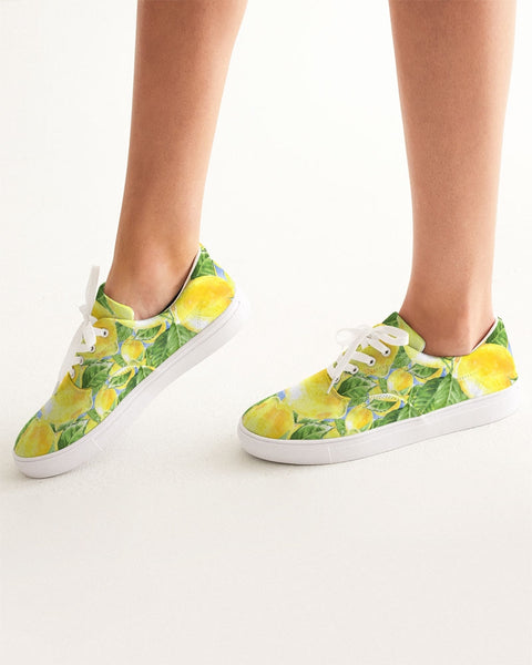 Lemon favor Women's Lace Up Canvas Shoe