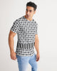 plaid black gray Men's Tee