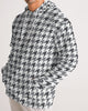 plaid black gray Men's Hoodie