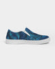 Floliage blue dream Men's Slip-On Canvas Shoe