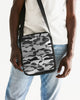 Camouflage black white Messenger Pouch