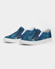 Floliage blue dream Men's Slip-On Canvas Shoe