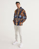 Gold garden ikat Men's Windbreaker