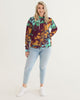 Brown Tie dye Women's Hoodie