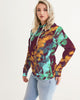 Brown Tie dye Women's Hoodie