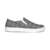 Words on Plaid Slip-On Canvas Shoe