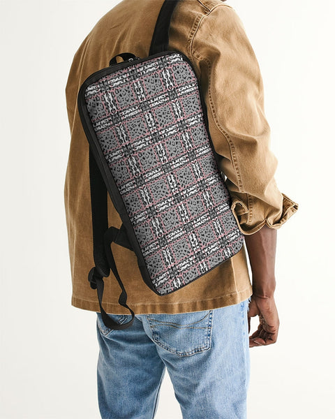 Leopard Print Slim Tech Backpack