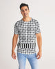 plaid black gray Men's Tee