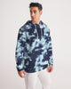 Tie Dye  dark blue Men's Hoodie