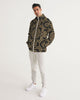 Chinese Print Black Men's Windbreaker