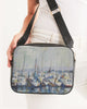 Oil painting boat Crossbody Bag