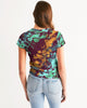 Brown Tie dye Women's Tee