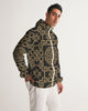 Chinese Print Black Men's Windbreaker