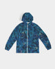 Floliage blue dream Men's Windbreaker