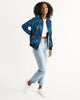 Floliage blue dream Women's Bomber Jacket