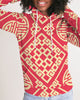 Chinese Print red Women's Hoodie