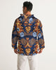 Gold garden ikat Men's Windbreaker