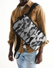 Camouflage black white Slim Tech Backpack