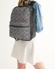 Leopard Print Small Canvas Backpack