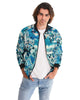 Tie Dye  snowflake Men's Bomber Jacket