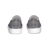 Words on Plaid Slip-On Canvas Shoe