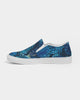 Floliage blue dream Men's Slip-On Canvas Shoe