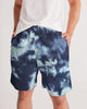 Tie Dye  dark blue Men's Jogger Shorts