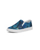 Floliage blue dream Women's Slip-On Canvas Shoe