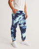 Tie Dye  dark blue Men's Track Pants