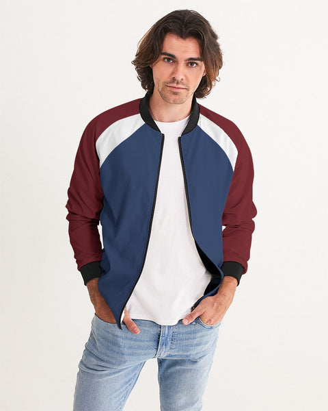 Tri-Color Men's Bomber Jacket