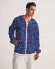 stars map blue Men's Windbreaker