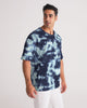 Tie Dye  dark blue Men's Premium Heavyweight Tee