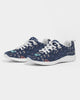 Flower Pattern Blue Women's Sneakers