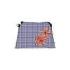 Gingham & Flowers Wristlet