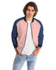 Pattern On pink Men's Bomber Jacket