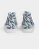 Water color leaves Women's Hightop Canvas Shoe