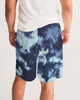 Tie Dye  dark blue Men's Jogger Shorts